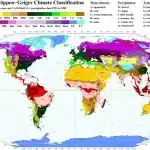 ¿Cuáles son las trece clasificaciones climáticas de Köppen-Geiger?