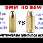 Cuáles son las 10 diferencias principales entre .40 S&W y 9mm