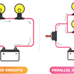 Cuáles son las diferencias entre circuitos en serie y paralelos